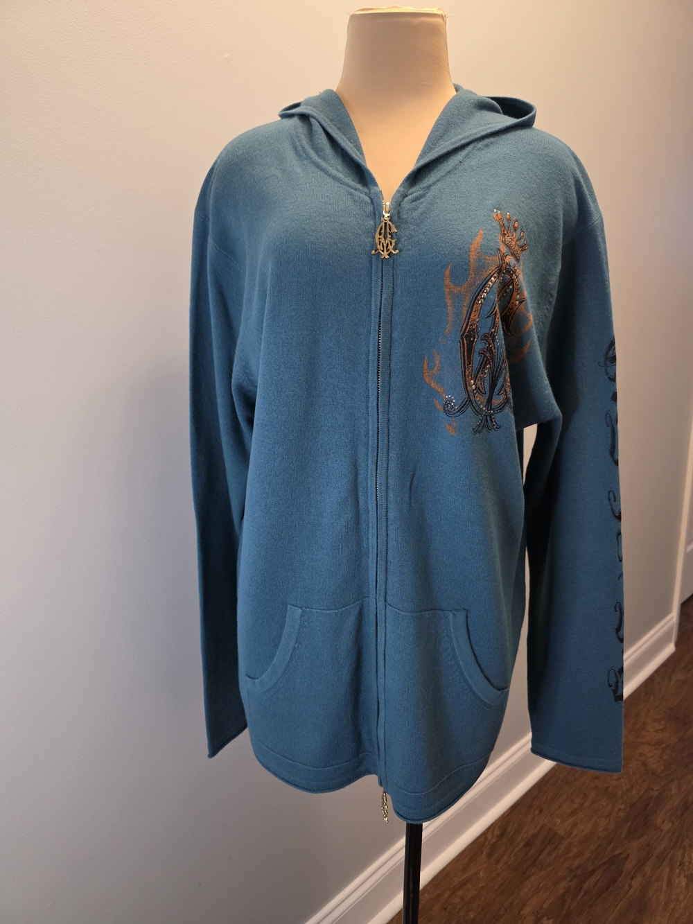 Christian Audigier Knit Full Hoodie